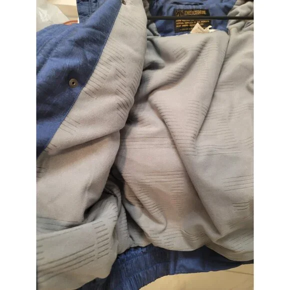 Descente Snowboarding Jacket Size L 1980s Blue/Gray Men’s VINTAGE RARE